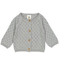 Msli Cardigan - Strik - Pointelle - Jasmin Blue