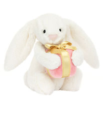 Jellycat Bamse - 18x9 cm - Bashful Bunny with Present