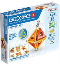Geomag Magnetsæt - Classic Panels Recycled - 35 Dele