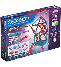 Geomag Magnetst - Glitter Recycled - 60 Dele
