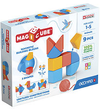 Geomag Magnetsæt - Magicube Shapes Animal Recycled - 9 Dele