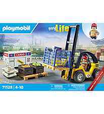 Playmobil My Life - Gaffeltruck Med Last - 71528 - 40 Dele