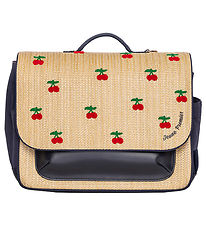 Jeune Premier Rygsæk - It Bag Midi - Raffia Cherry