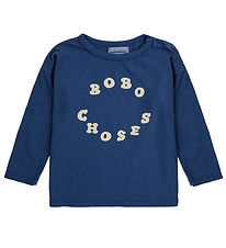 Bobo Choses Bluse - Circle - Navy Blue