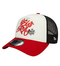 New Era Kasket - Trucker - Rød/Sort/hvid