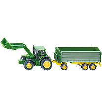 Siku Traktor m. Anhænger - 1:87 - John Deere With Front Loader A