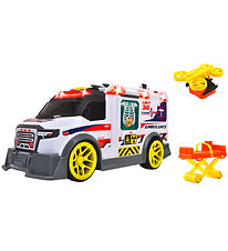 Dickie Toys Bil - Ambulance - Lys/Lyd