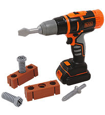 Black & Decker Legetøj - Skruemaskine m. 2 Bits + Tilbehør