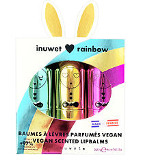 Inuwet Læbepomader - 3-pak - Rainbow - Cupcake/Cheesecake/Milksh