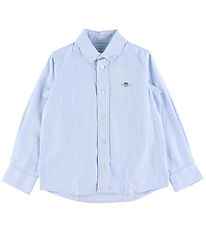 GANT Skjorte - Oxford - Capri Blue