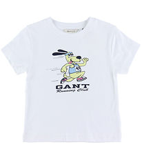 GANT T-shirt - Running Dog - Hvid