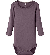 Name It Body l/æ - Noos - Rib - NbfKab - Arctic Dusk/Melange