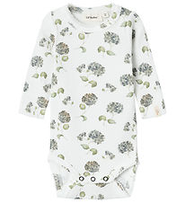Lil' Atelier Body l/æ - Rib - NbfGavo - Coconut Milk/Blue Flower