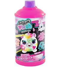 Airbrush Plush Bamse - 10 cm - Neon Mini Mystery Kit