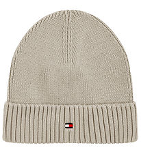 Tommy Hilfiger Hue - Strik - Small Flag - Classic Beige