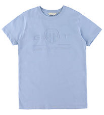 GANT T-shirt - Tonal - Fresh Blue