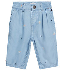 Tommy Hilfiger Jeans - Lyseblå m. Blomster