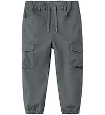 Name It Bukser - Cargo - Noos - NmmBen - Lava Smoke