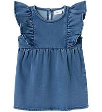 Name It Kjole - NbfLotus - Medium Blue Denim