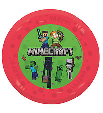 Decorata Party Plastiktallerkner - 4-pak - 21 cm - Minecraft