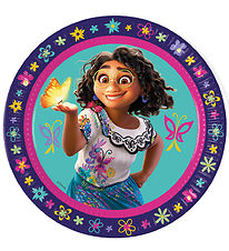 Decorata Party Paptallerkner - 8-pak - 23 cm - Encanto