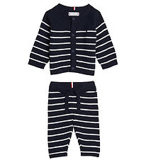 Tommy Hilfiger Gaveæske - Cardigan/Bukser - Strik - Desert Sky S