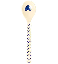 Rice Ske - Melamin - Tea - Navyblå/Favorite Hearts