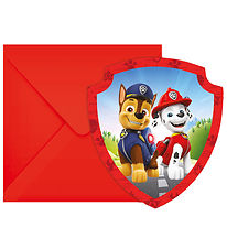 Decorata Party Invitationer - 6-pak - Paw Patrol Rescue Heroes