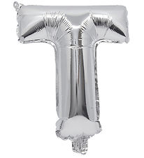 Decorata Party Foileballon - 32 cm - T - Sølv