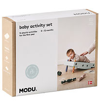 MODU Baby Motoriksæt - 10 Dele - Ocean Mint/Forest Green