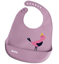 KidsMe Hagesmæk - Easy Clean Bib - Plum