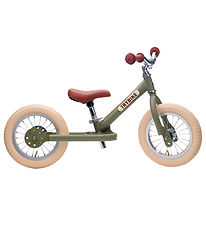 TryBike Løbecykel - Steel - Vintage Edition - Støvet Grøn
