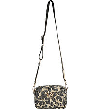 Michael Kors Skuldertaske - Stone m. Leopardprint