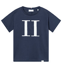 Les Deux T-shirt - Encore Boucle - Navy/Ivory