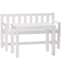 Kids Concept Havesæt - Træ - 90x33x55/60x35x45 cm - Hvid