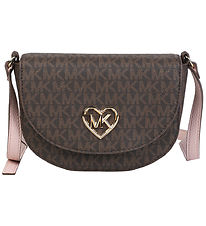 Michael Kors Skuldertaske - Brun m. Logoer