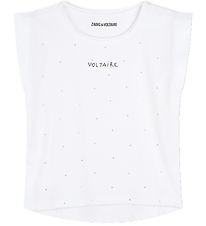 Zadig & Voltaire T-shirt - Hvid m. Similisten