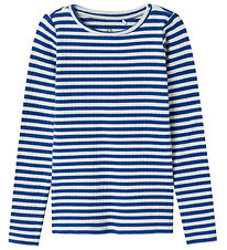Name It Bluse - NmfSuraja - Rib - Surf The Web/Stripe