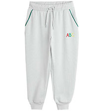 Mini Rodini Sweatpants - ABC - Grå