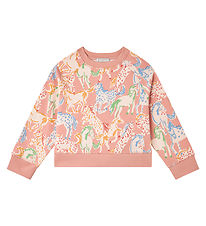 Stella McCartney Kids Sweatshirt - Rosa m. Heste