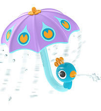 Yookidoo Badelegetøj - Fill 'N' Rain Peacock Umbrella - Lilla