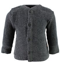 Joha Strik Cardigan - Uld - Koksgr