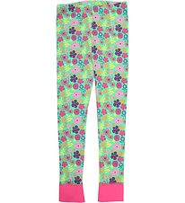 Katvig Leggings - Grn m. Blomster