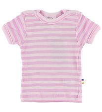 Joha T-shirt - Lyserød m. Striber