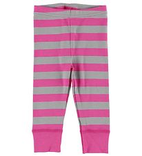 Katvig Leggings - Pink/Grstribet