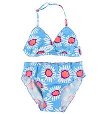 Color Kids Bikini - Vivi - UV40+ - Lysebl m. Blomster