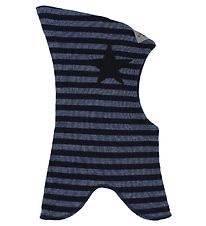 Racing Kids Elefanthue - Uld/Bomuld- Blåmeleret/Navy m. Stjerne Racing Kids Elefanthue - Uld/Bomuld- Blåmeleret/Navy m. Stjerne