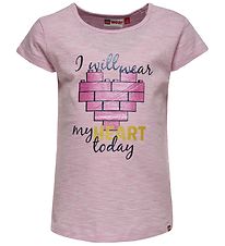 LEGO® Duplo T-Shirt - Rosastribet m. Hjerte