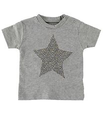 Fixoni T-Shirt - Grmeleret m. Stjerne