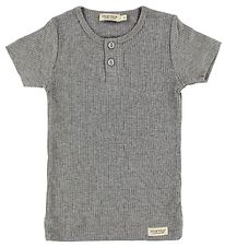 MarMar T-shirt - Rib - Modal - Gråmeleret